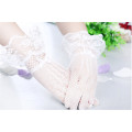 Wedding fashion fishnet lace appliques bridal wedding lace gloves